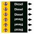 Značení potrubí ISO 20560, diesel